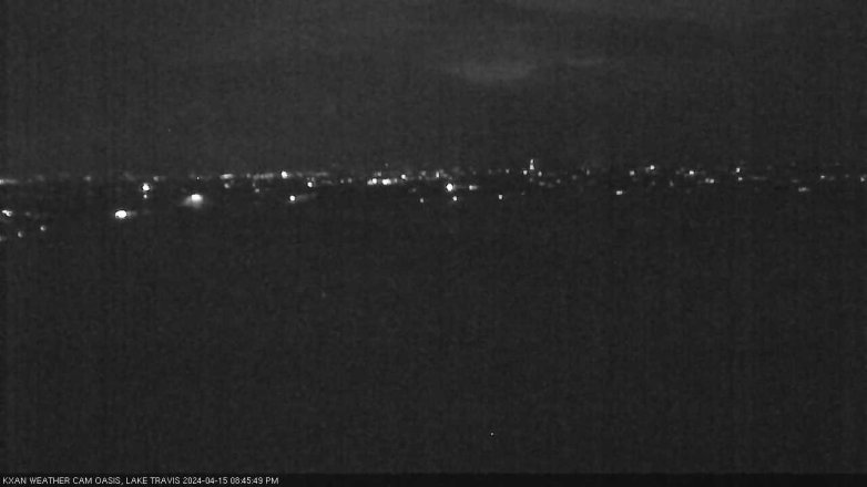 Lake Travis webcam, April 15, 2024 8:45 PM CT