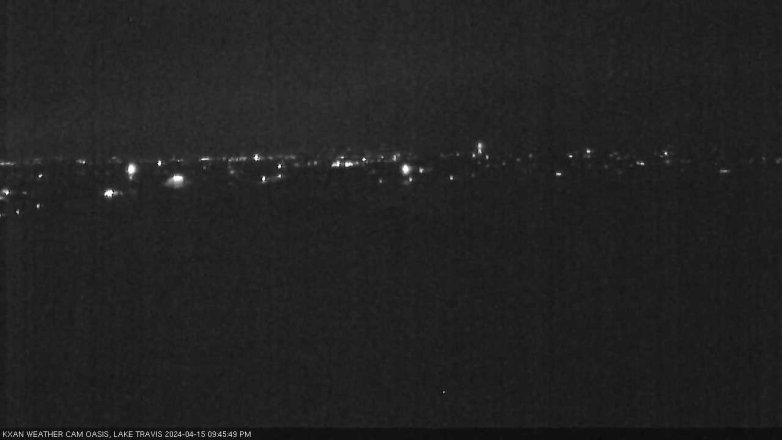 Lake Travis webcam, April 15, 2024 9:45 PM CT