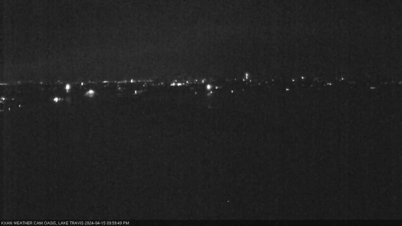 Lake Travis webcam, April 15, 2024 10:00 PM CT