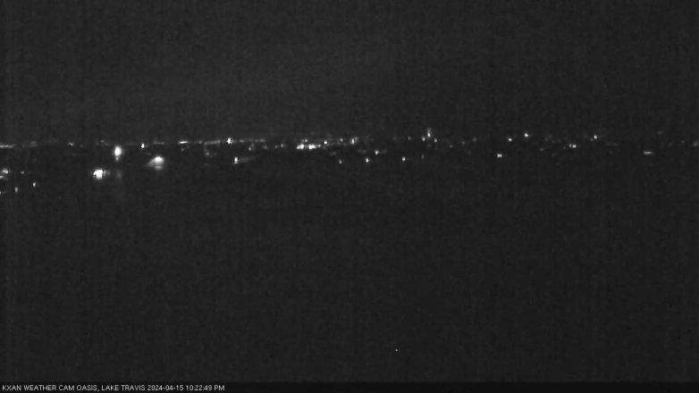 Lake Travis webcam, April 15, 2024 10:25 PM CT