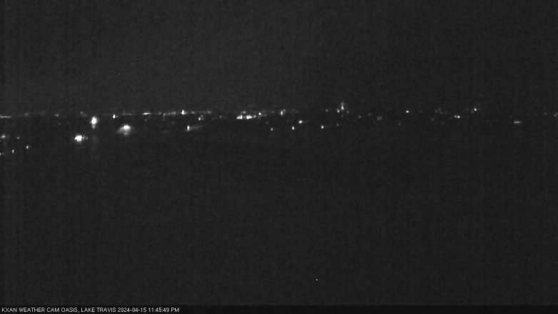 Lake Travis webcam, April 15, 2024 11:45 PM CT