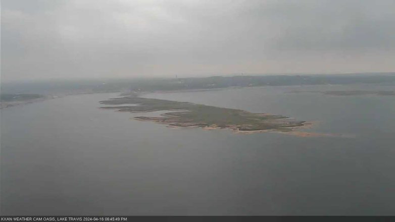 Lake Travis webcam, April 16, 2024 6:45 PM CT