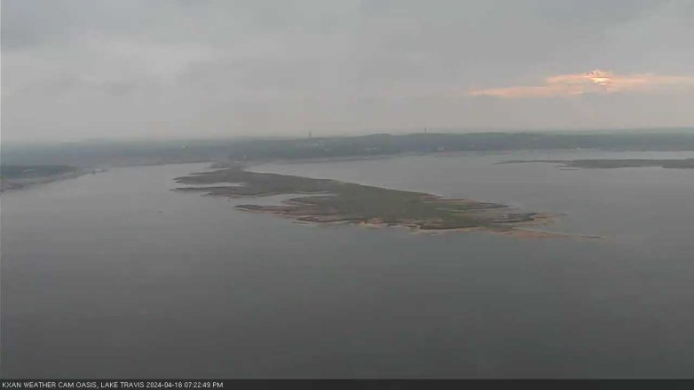 Lake Travis webcam, April 16, 2024 7:25 PM CT