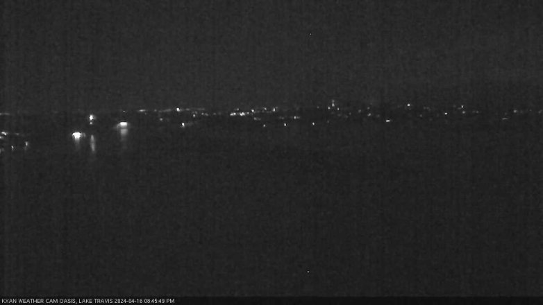 Lake Travis webcam, April 16, 2024 8:45 PM CT
