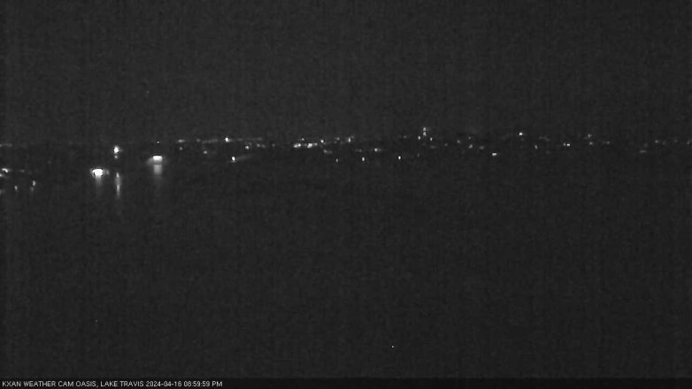 Lake Travis webcam, April 16, 2024 9:00 PM CT
