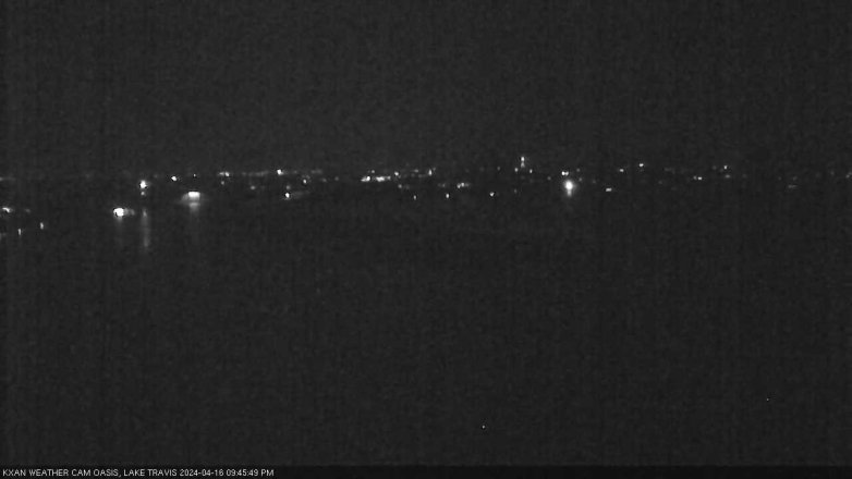 Lake Travis webcam, April 16, 2024 9:45 PM CT
