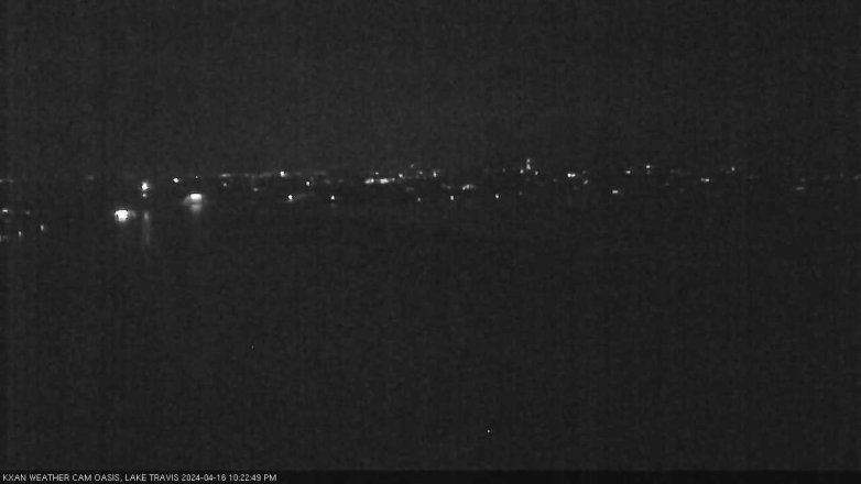 Lake Travis webcam, April 16, 2024 10:25 PM CT
