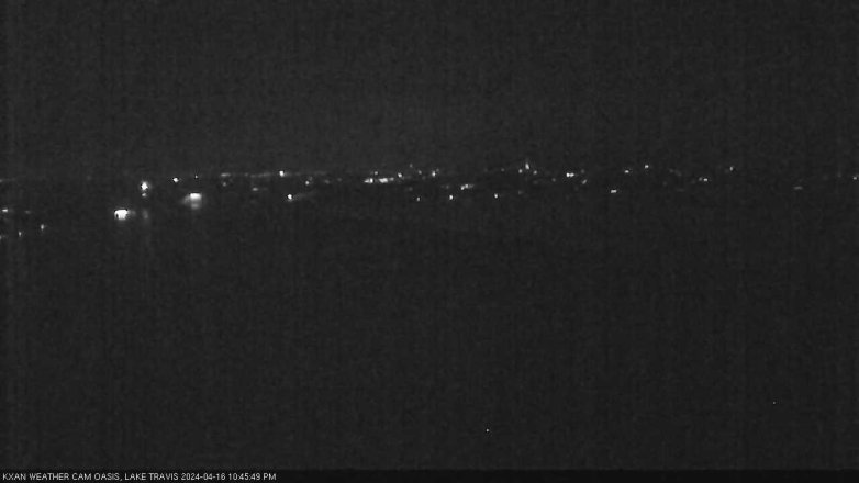 Lake Travis webcam, April 16, 2024 10:45 PM CT