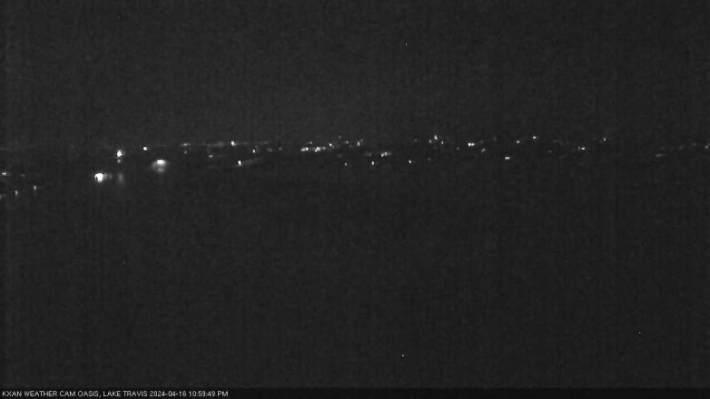 Lake Travis webcam, April 16, 2024 11:00 PM CT