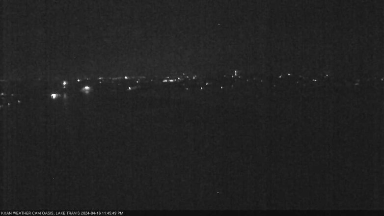 Lake Travis webcam, April 16, 2024 11:45 PM CT