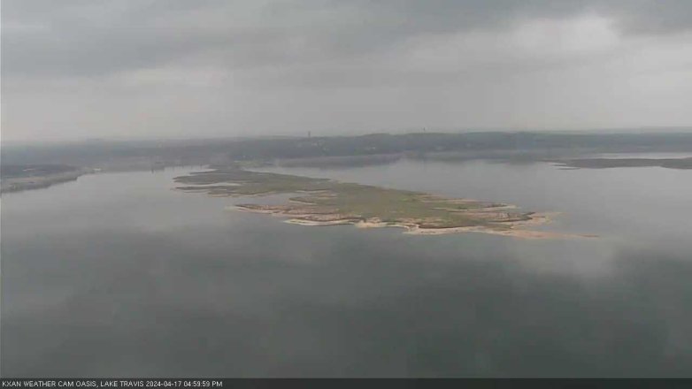 Lake Travis webcam, April 17, 2024 5:00 PM CT