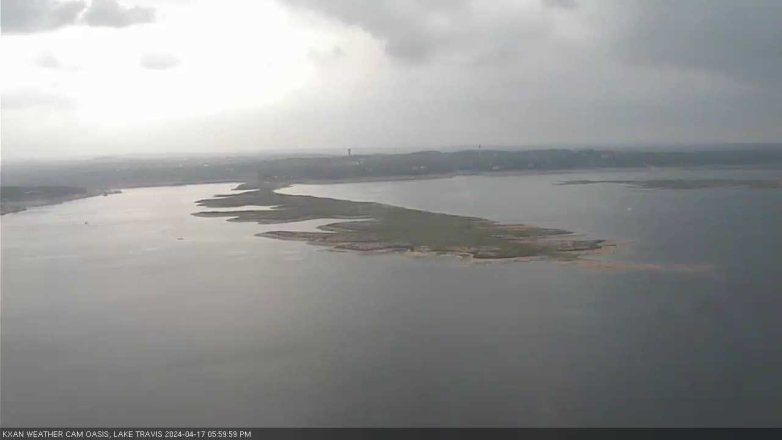 Lake Travis webcam, April 17, 2024 6:00 PM CT