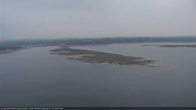 Lake Travis webcam, April 17, 2024 7:45 PM CT