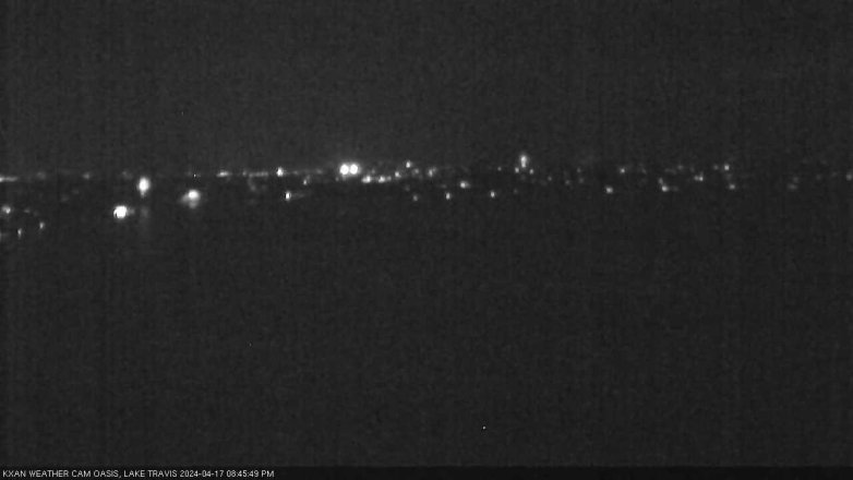 Lake Travis webcam, April 17, 2024 8:45 PM CT