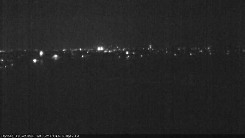 Lake Travis webcam, April 17, 2024 9:00 PM CT