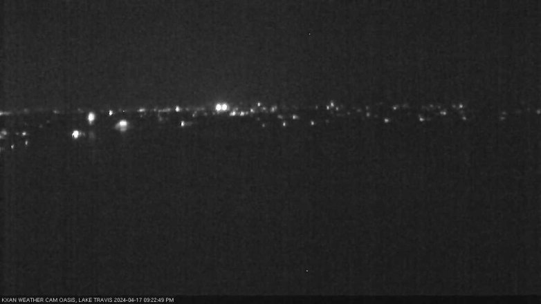 Lake Travis webcam, April 17, 2024 9:25 PM CT