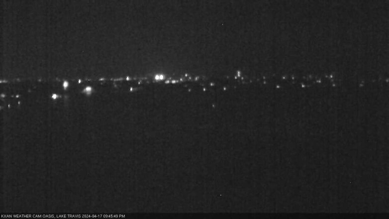 Lake Travis webcam, April 17, 2024 9:45 PM CT