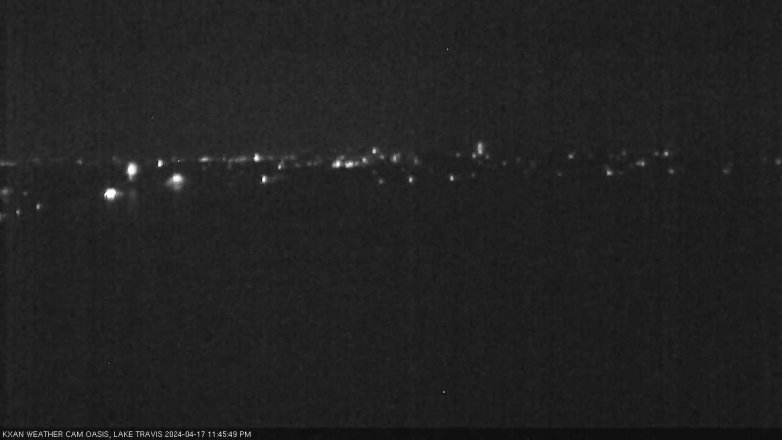 Lake Travis webcam, April 17, 2024 11:45 PM CT