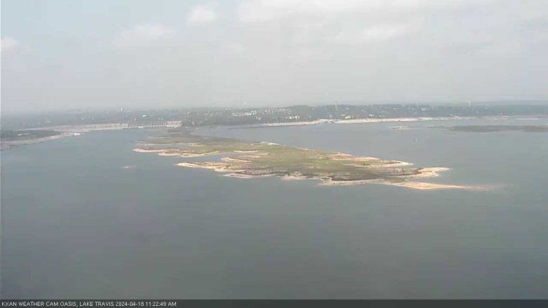Lake Travis webcam, April 18, 2024 11:25 AM CT