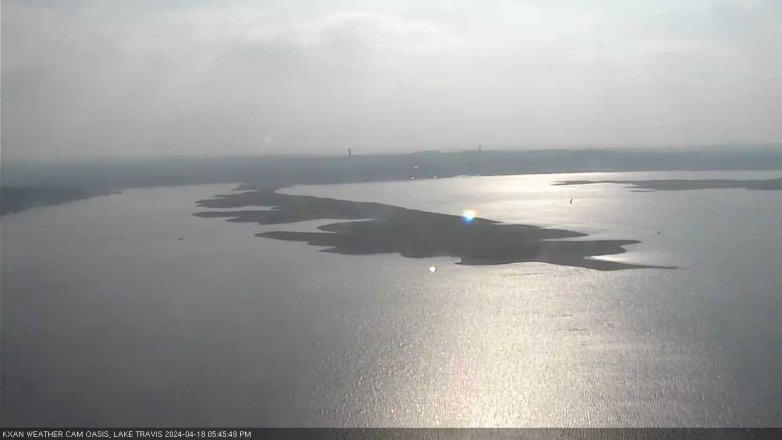 Lake Travis webcam, April 18, 2024 5:45 PM CT