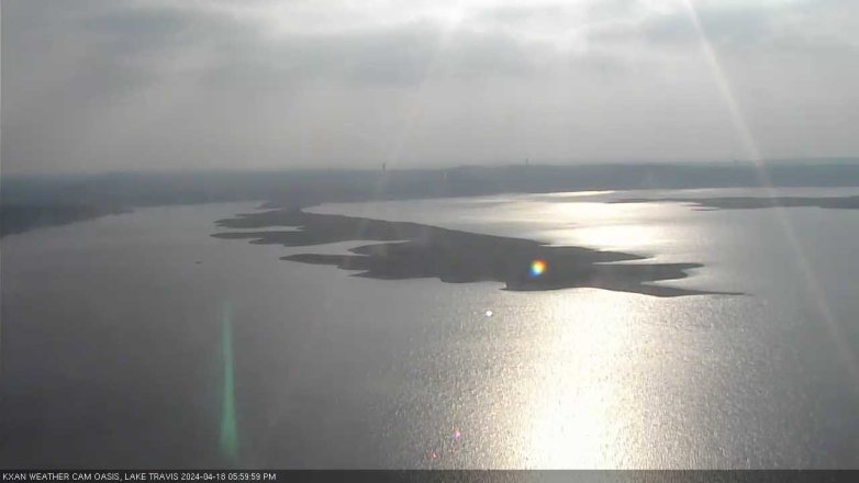 Lake Travis webcam, April 18, 2024 6:00 PM CT