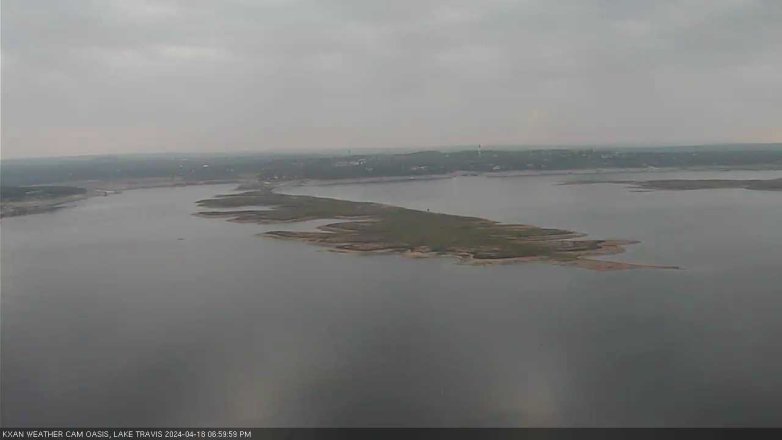 Lake Travis webcam, April 18, 2024 7:00 PM CT