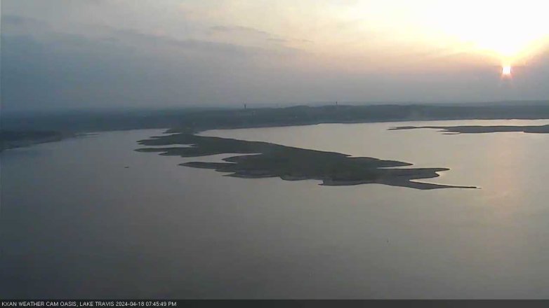 Lake Travis webcam, April 18, 2024 7:45 PM CT