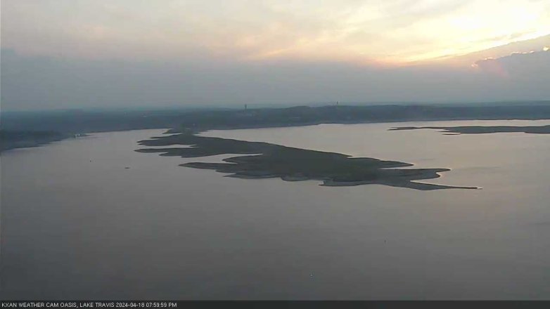 Lake Travis webcam, April 18, 2024 8:00 PM CT