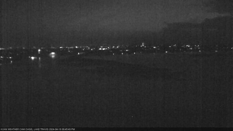 Lake Travis webcam, April 18, 2024 8:45 PM CT