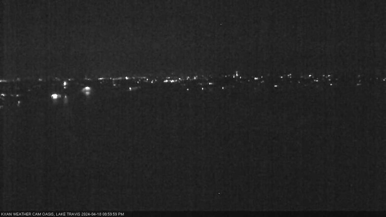 Lake Travis webcam, April 18, 2024 9:00 PM CT