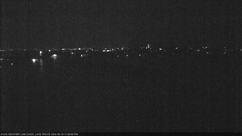 Lake Travis webcam, April 18, 2024 11:45 PM CT