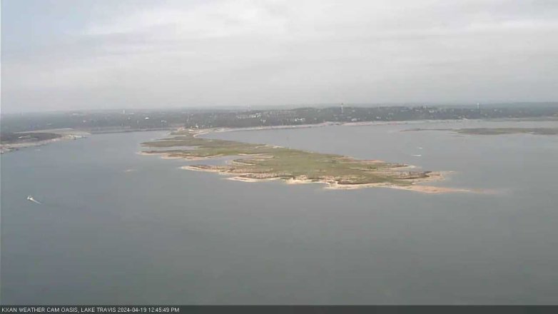 Lake Travis webcam, April 19, 2024 12:45 PM CT