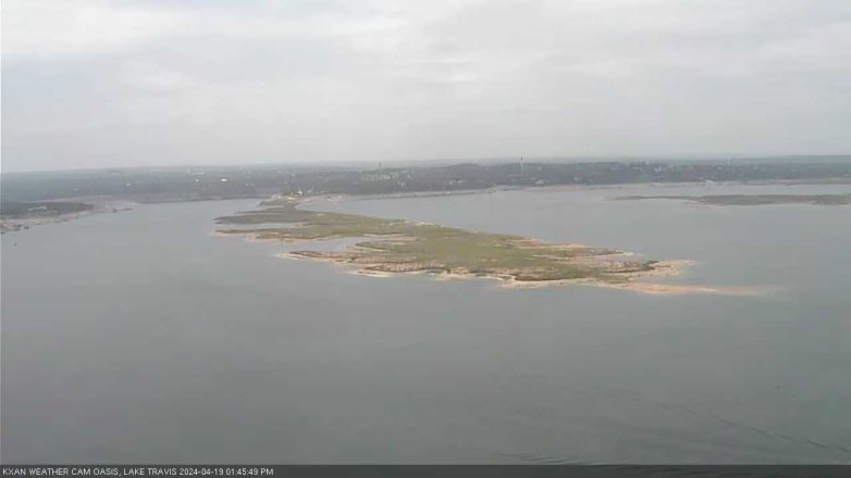 Lake Travis webcam, April 19, 2024 1:45 PM CT