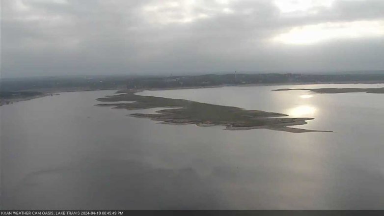 Lake Travis webcam, April 19, 2024 6:45 PM CT