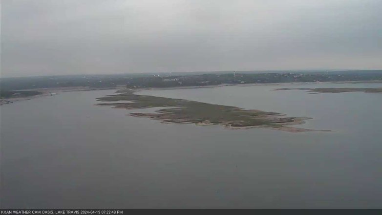 Lake Travis webcam, April 19, 2024 7:25 PM CT