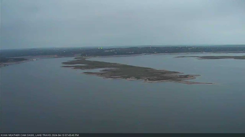 Lake Travis webcam, April 19, 2024 7:45 PM CT