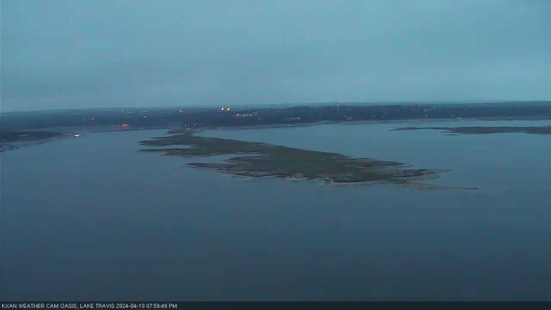 Lake Travis webcam, April 19, 2024 8:00 PM CT