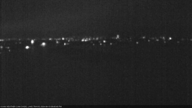 Lake Travis webcam, April 19, 2024 8:45 PM CT