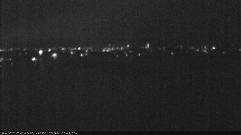 Lake Travis webcam, April 19, 2024 9:45 PM CT