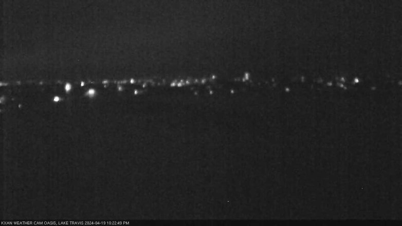 Lake Travis webcam, April 19, 2024 10:25 PM CT