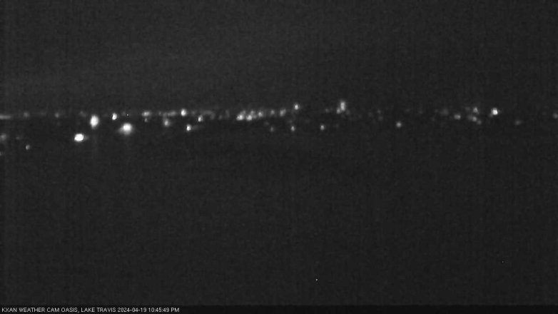 Lake Travis webcam, April 19, 2024 10:45 PM CT
