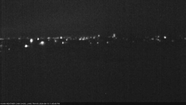 Lake Travis webcam, April 19, 2024 11:45 PM CT