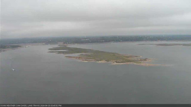 Lake Travis webcam, April 20, 2024 3:45 PM CT