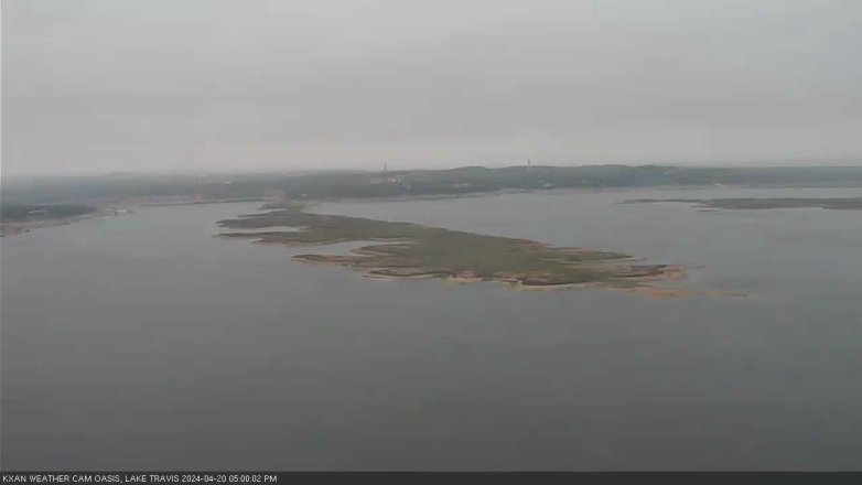 Lake Travis webcam, April 20, 2024 5:00 PM CT