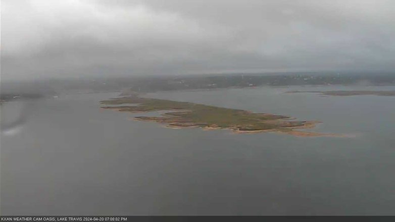 Lake Travis webcam, April 20, 2024 7:00 PM CT