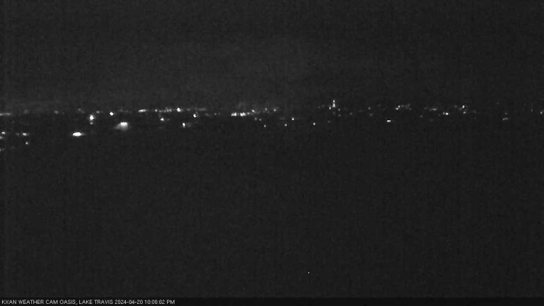 Lake Travis webcam, April 20, 2024 10:00 PM CT