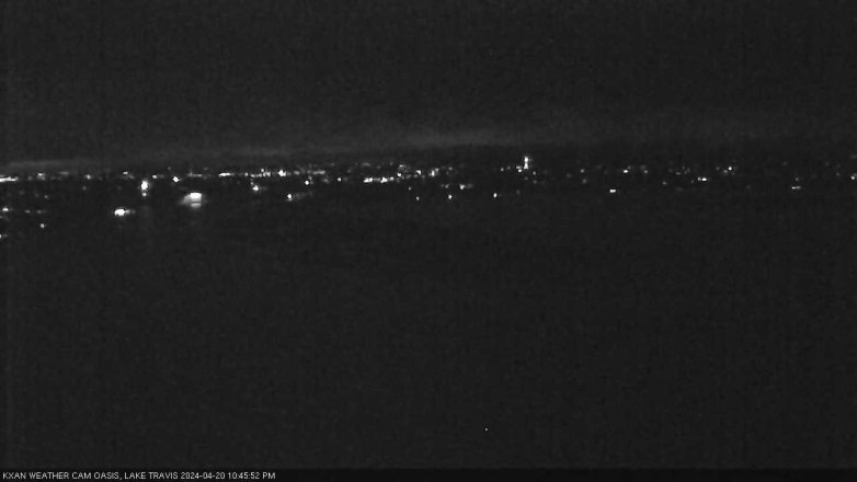 Lake Travis webcam, April 20, 2024 10:45 PM CT