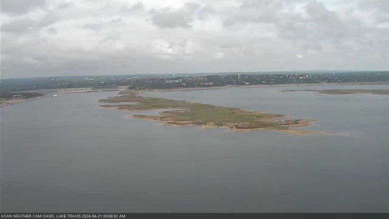 Lake Travis webcam, April 21, 2024 9:00 AM CT