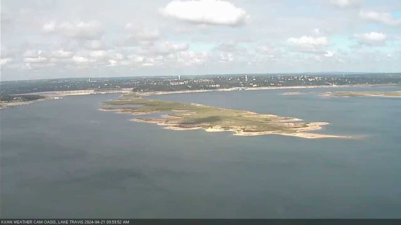 Lake Travis webcam, April 21, 2024 10:00 AM CT
