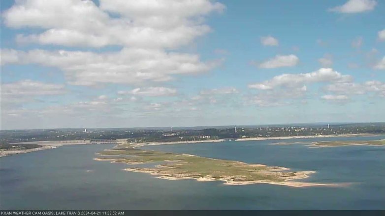 Lake Travis webcam, April 21, 2024 11:25 AM CT